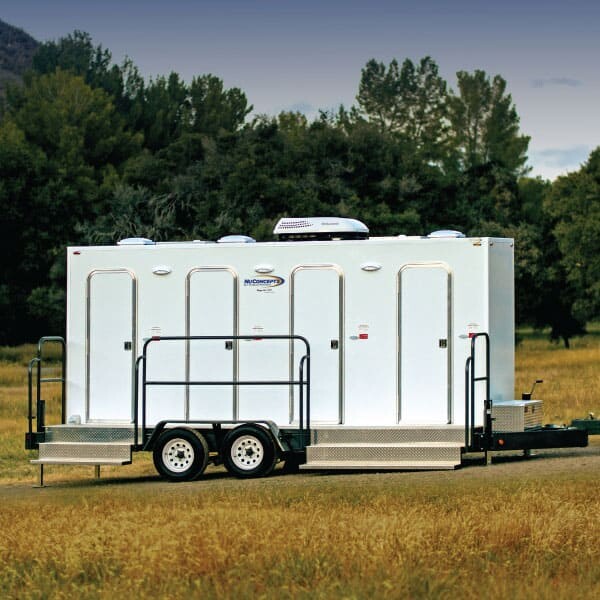 wheelchair accessible restroom trailer