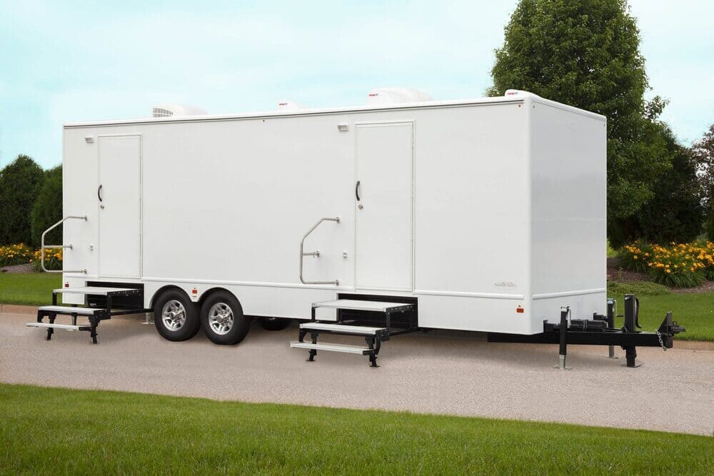 wheelchair accessible restroom trailer