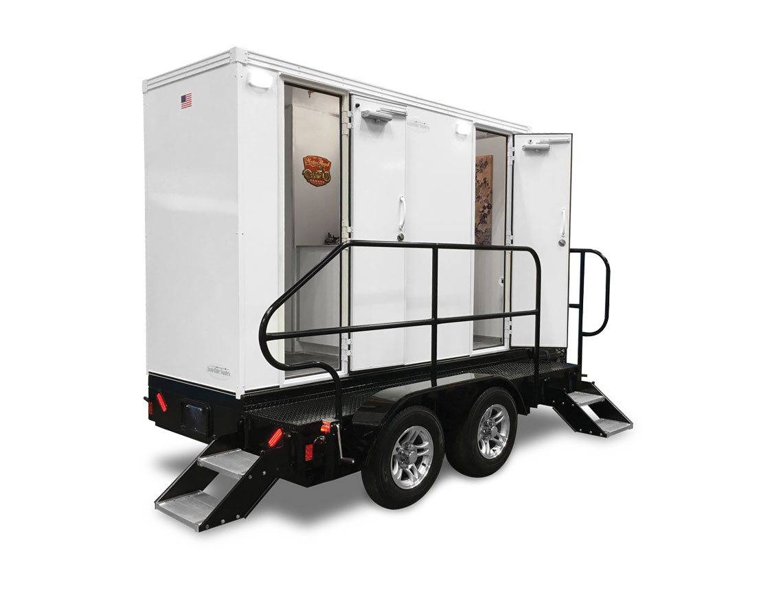 2 stall restroom trailer