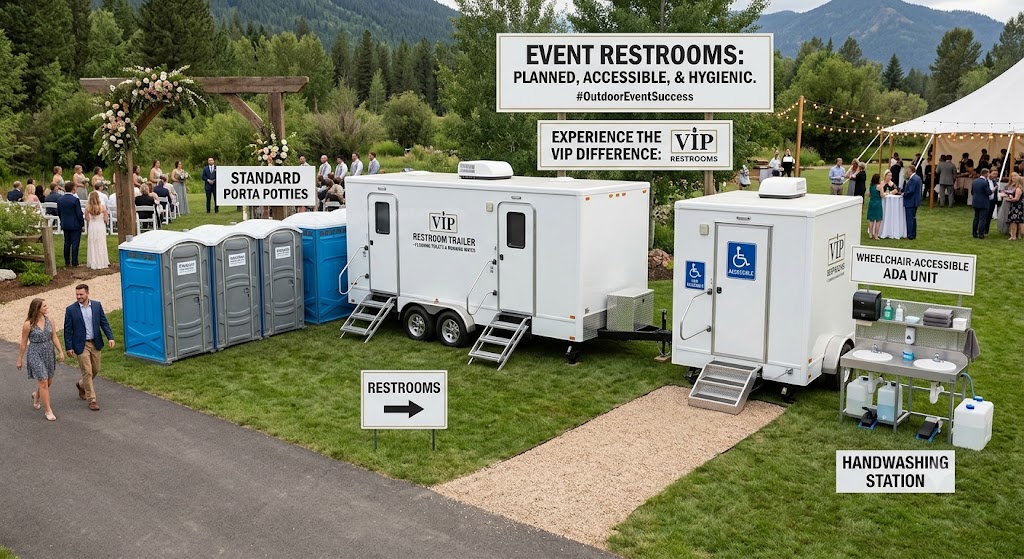Renting Porta Potties for an Outdoor Event? What to Plan Before You Book